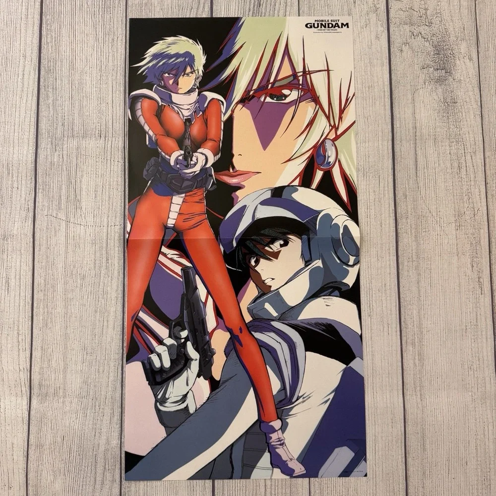 Mobile Suit Gundam 08th MS Team Aina Sahalin Shiro Amada Anime Poster Vintage